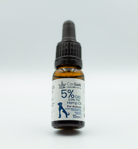 CBD Bio-Hanföl für Tiere 5% CanLieb