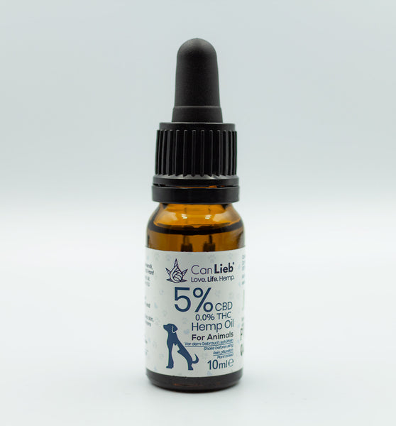 CBD Bio-Hanföl für Tiere 5% CanLieb
