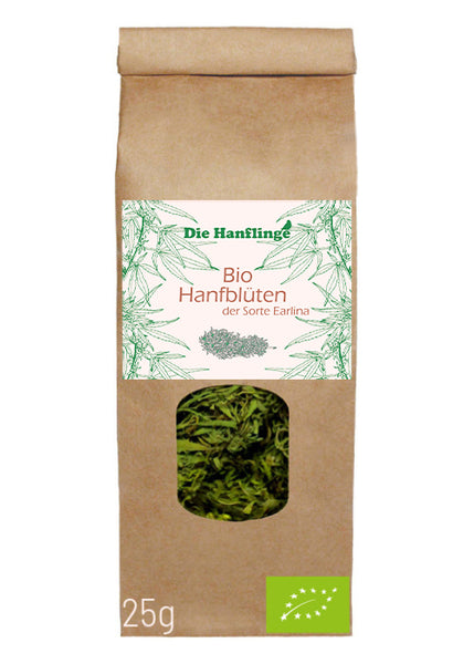 BIO CBD + CBG Hanfblütentee 4% CBD "Earlina" 25g